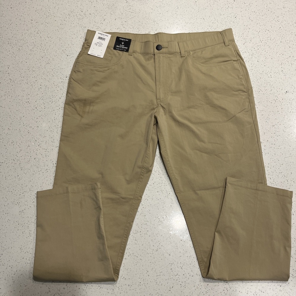 Kenneth Cole New York Men's 5 Pocket Slim Fit Pants Size 38x30  Flex Golf NWT